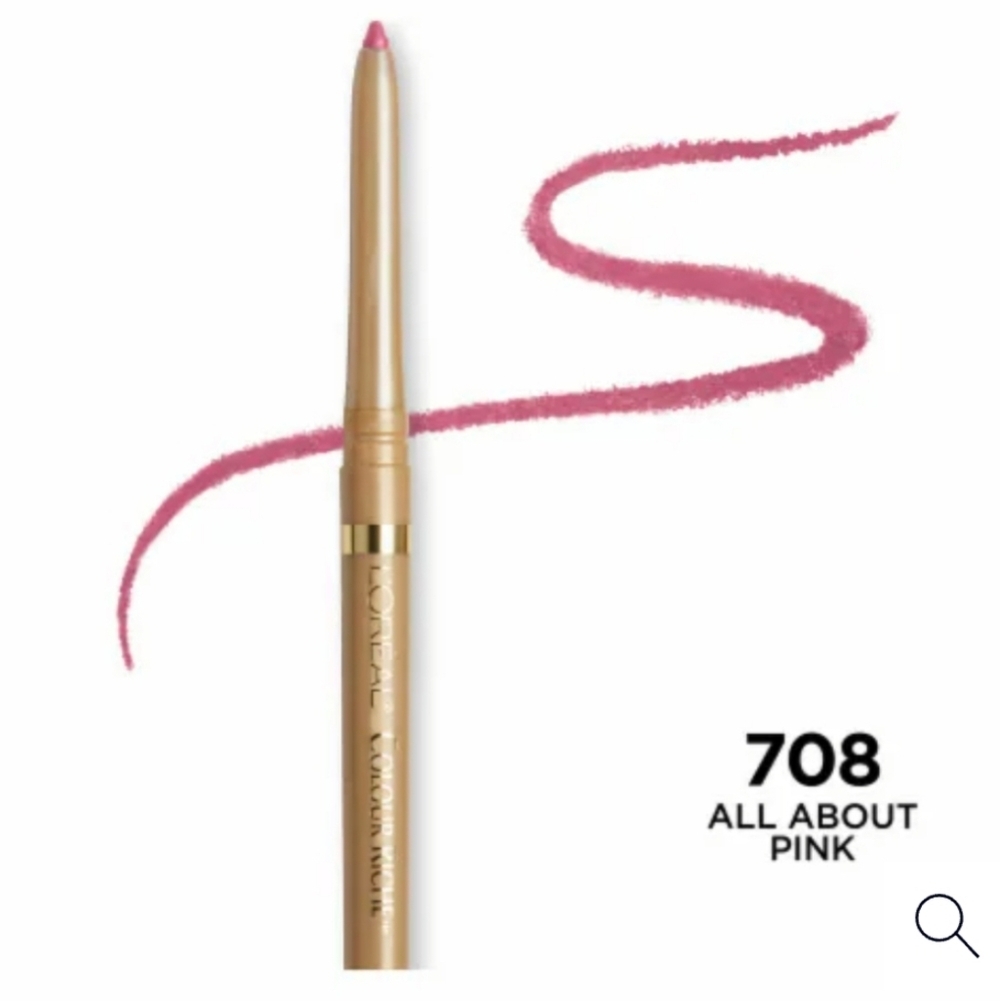 L'Oreal Pink Lip Liner Vibrant Pigmentation New All About Pink